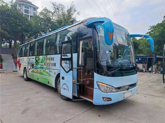 Grandes ônibus usados Yutong Transmissão manual Motor diesel de 11m Ônibus urbano usado