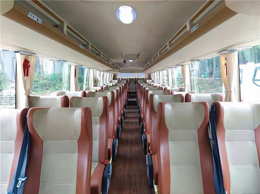 Grandes ônibus usados Yutong Transmissão manual Motor diesel de 11m Ônibus urbano usado