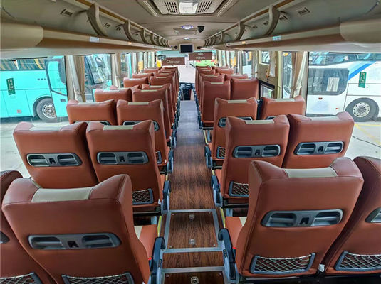 Grandes ônibus usados Yutong Transmissão manual Motor diesel de 11m Ônibus urbano usado