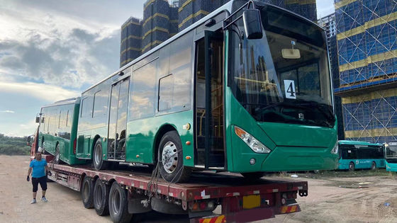23 Assentos Autobus de montanha-russa usado com caixa de transmissão manual de janela de vedação