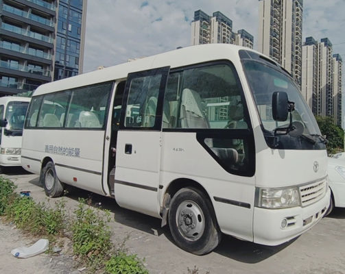 Toyota Used Coaster Bus Minibus LHD de 23 lugares com transmissão manual e tipo de combustível diesel