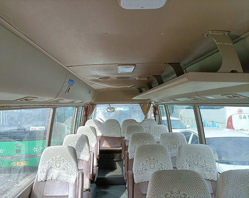 Toyota Used Coaster Bus Minibus LHD de 23 lugares com transmissão manual e tipo de combustível diesel