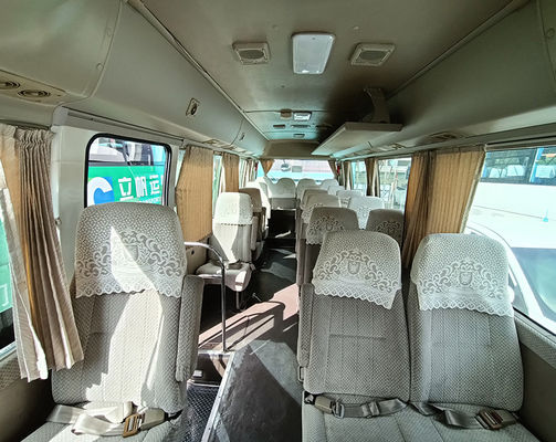 Toyota Used Coaster Bus Euro 3 Standard de emissões com posição de direção LHD Motor a gasolina
