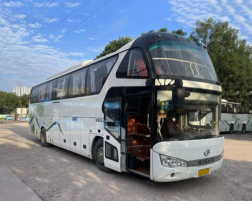 Higer 54 lugares LHD Euro 5 Autocarro de segunda mão Transporte confiável Autocarro turístico usado