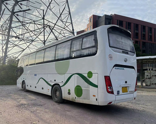 Higer 54 lugares LHD Euro 5 Autocarro de segunda mão Transporte confiável Autocarro turístico usado