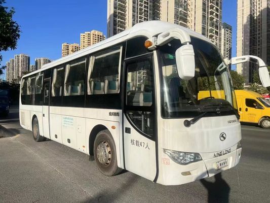 Autocarros de passageiros usados brancos King Dragon 2015 com ar condicionado / 2 portas