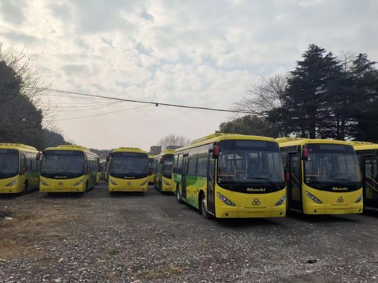 Autocarro urbano elétrico usado novo shuchi nova energia 62/31 assentos autocarro urbano LHD transporte público China autocarro