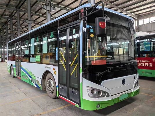 Ônibus de trânsito Yutong Ônibus urbano elétrico com direção à esquerda Ônibus público 20-40 lugares