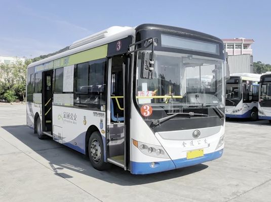 Ônibus de trânsito Yutong 20-40 assentos Ônibus urbano elétrico com transmissão automática Ônibus público LHD