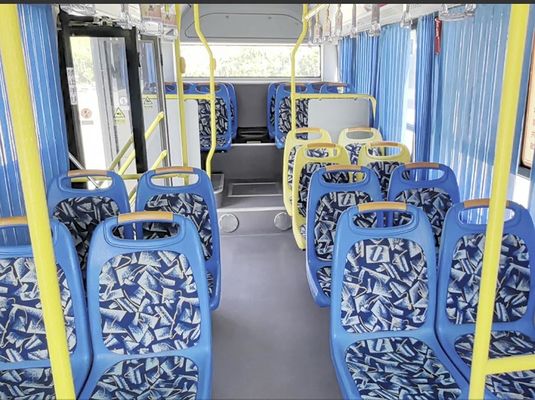 Ônibus de trânsito Yutong 20-40 assentos Ônibus urbano elétrico com transmissão automática Ônibus público LHD
