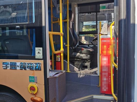 Ônibus de trânsito elétrico de Yutong 69km/h Ônibus urbano pré-propriedade com direção à esquerda