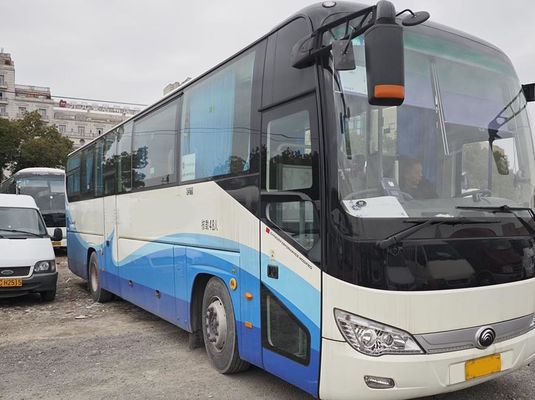 Ônibus de Coach Usado Ônibus Diesel Com Motor de 220kW 50 Lugares Ônibus Turístico Usado