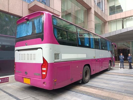 Ônibus Yutong 50 lugares Ônibus de segunda mão Diesel Potência 220kw Ônibus de autocarro usado