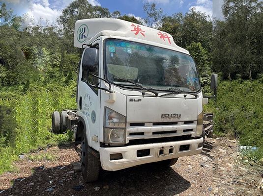 Caminhão de carga usado ISUZU ELF 600P 700P Caminhão leve 175hp Motor diesel 4KH1 Com 3 assentos e 2 portas