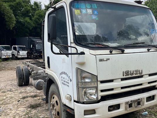 Isuzu caminhão usado caminhão 4KH1 motor diesel caminhão de carga com 2 portas para transporte de carga pesada