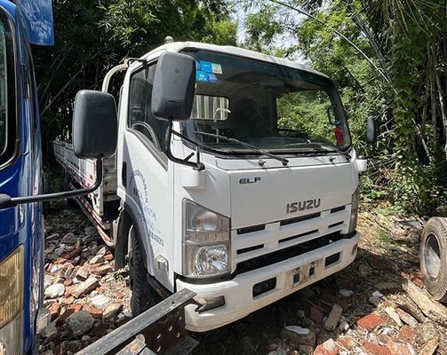 Isuzu usou Cargo Truck com 2 Portas Motor Diesel caminhão caminhão leve caminhão caixa de carga caminhão
