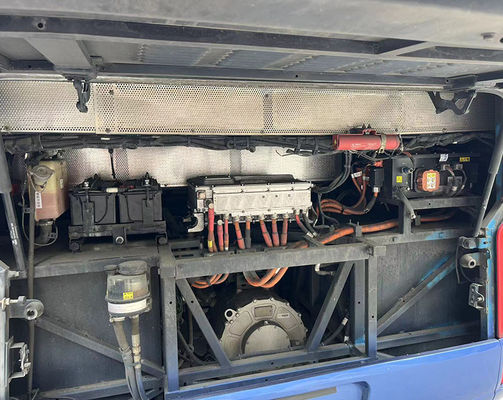 Autocarro elétrico usado de 34 lugares 100KWh G.V.W 14200kg Autocarro de segunda mão