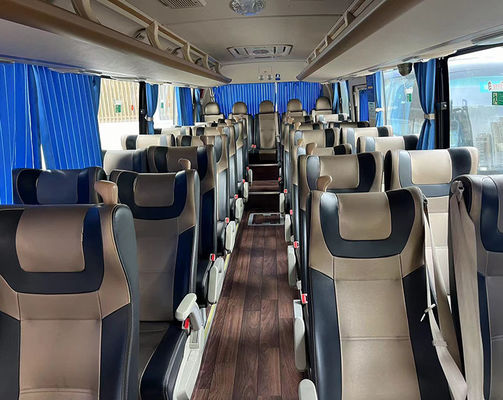 Autocarro elétrico usado de 34 lugares 100KWh G.V.W 14200kg Autocarro de segunda mão