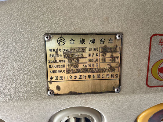 Autocarro usado Autocarro de segunda mão Autocarro com GOLDEN DRAGON autocarro de 47 lugares Tipo de combustível diesel
