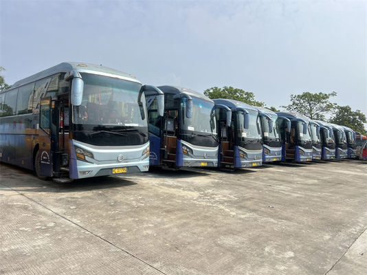 Golden Dragon Used Tour Bus 55 lugares 12m bus usado diesel euro 3 usado autocarro de luxo para a China
