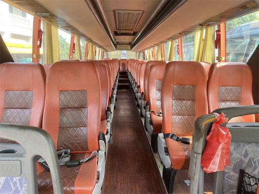 Golden Dragon Used Tour Bus 55 lugares 12m bus usado diesel euro 3 usado autocarro de luxo para a China