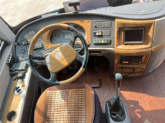 Golden Dragon Used Tour Bus 55 lugares 12m bus usado diesel euro 3 usado autocarro de luxo para a China