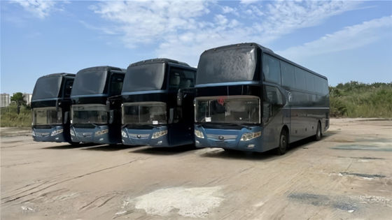 57 ̊59 lugares Ônibus de segunda mão Yutong 12m Ônibus de conforto de alto andar