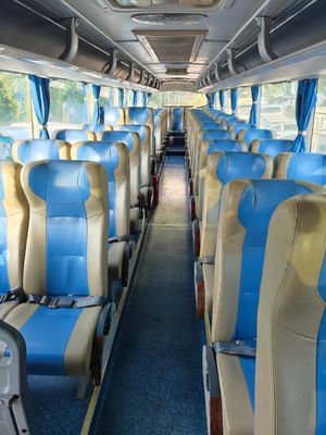 57 ̊59 lugares Ônibus de segunda mão Yutong 12m Ônibus de conforto de alto andar