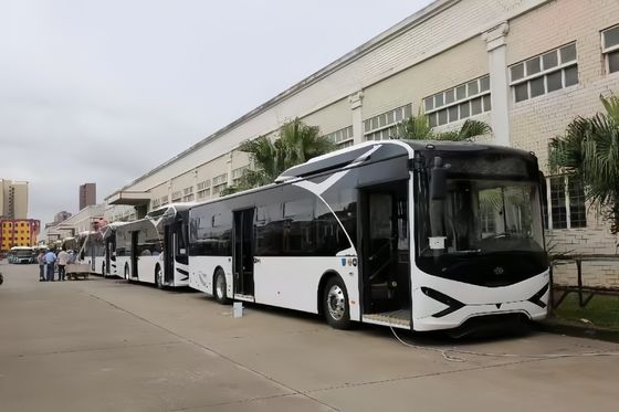 Ônibus Urbano EV Zonson de 30 Lugares, 12m, LHD, para 2 Portas de Passageiros, Quilometragem
