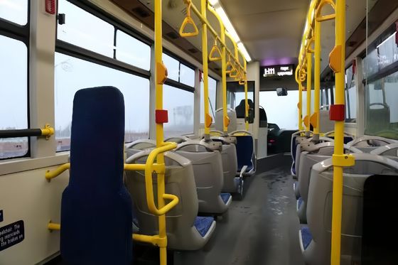 Ônibus Urbano EV Zonson de 30 Lugares, 12m, LHD, para 2 Portas de Passageiros, Quilometragem