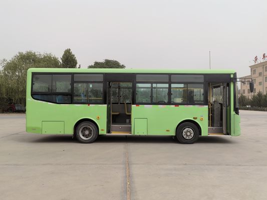 Ônibus urbano usado LHD de 8 metros de 2017 com design de 2 degraus e cilindrada de 3800 ml