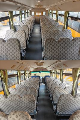 56 lugares Motor diesel LHD KLQ6106XQE4 Uesd ônibus escolar feito na China