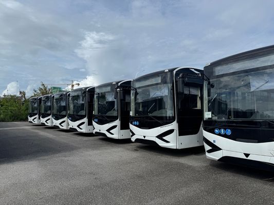 Ônibus Urbano Zonson Elétrico de 12m com 31 Lugares, LHD, 2 Portas de Passageiros e 30 Assentos