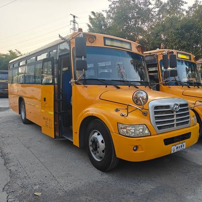 Venda de autocarros usados de 56 lugares Preço do autocarro escolar amarelo para a China