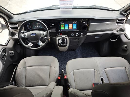 Micro-ônibus Usado de 14 Lugares Diesel Jiangling Transit CN-4 Van com Velocidade Máxima de 145km/h