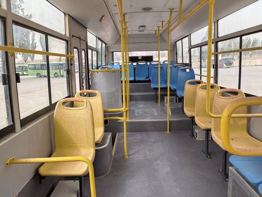 Autocarro diesel verde de 8 metros de mão usada com cilindrada de 3767 ml