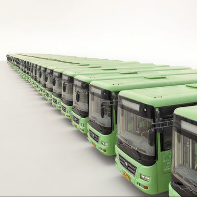 Autocarro diesel verde de 8 metros de mão usada com cilindrada de 3767 ml