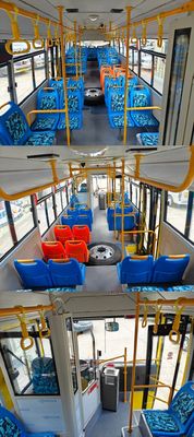 Ônibus Shuchi Elétrico Puro de Nova Energia 62/31 Lugares Amarelo Usado LHD Ônibus Urbano