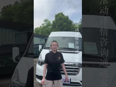 Furgão Jiangling Transit CN-4 a diesel de 14 lugares, usado, com velocidade de 145 quilômetros por hora